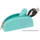 Сумка для зберігання секс-іграшок PowerBullet - Silicone Storage Zippered Bag Teal-3