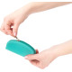 Сумка для зберігання секс-іграшок PowerBullet - Silicone Storage Zippered Bag Teal-1