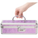 Кейс для зберігання секс-іграшок BMS Factory - The Toy Chest Lokable Vibrator Case Purple з кодовим-3
