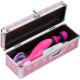 Кейс для зберігання секс-іграшок BMS Factory - The Toy Chest Lokable Vibrator Case Pink з кодовим за-4