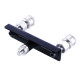Подвійний конектор для секс-машин Hismith Quick Connector Adapter with Double Head, система KlicLok-2