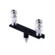 Подвійний конектор для секс-машин Hismith Quick Connector Adapter with Double Head, система KlicLok-6