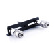 Подвійний конектор для секс-машин Hismith Quick Connector Adapter with Double Head, система KlicLok-4
