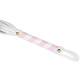 Флогер Liebe Seele White & Pink Leather Flogger-2