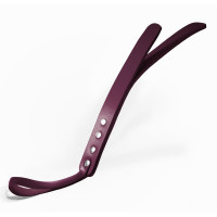 Паддл 2-х шаровий Feral Feelings Leather Mini Paddle Burgundy
