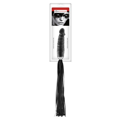 Флогер з ручкою-дилдо Fetish Tentation Whip with Dildo Handle Флогер з ручкою-дилдо Fetish Tentation Whip with Dildo Handle