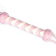 Флогер Liebe Seele White & Pink Leather Whip-3