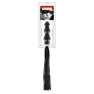 Флогер з ручкою - анальним плагом Fetish Tentation Whip with Plug Handle Флогер з ручкою - анальним плагом Fetish Tentation Whip with Plug Handle