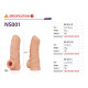Насадка на член Kokos Nude Sleeve NS 001 M-4