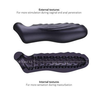 Насадка на член Manwan RYZER MAX - Black Plum