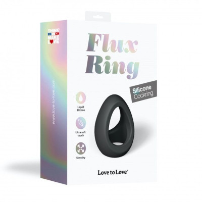 Ерекційне кільце подвійне Love To Love FLUX RING - BLACK ONYX Ерекційне кільце подвійне Love To Love FLUX RING - BLACK ONYX