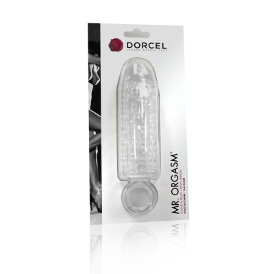 Насадка на член Dorcel Mr. Orgasm з кільцем для мошонки, ультрастімулюючий рельєф Насадка на член Dorcel Mr. Orgasm з кільцем для мошонки, ультрастімулюючий рельєф