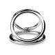 Потрійне ерекційне кільце Sinner Gear Unbendable – Triad Chamber Metal Cock and Ball Ring – Large-2