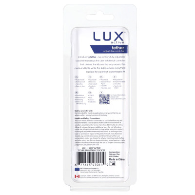 Ерекційне кільце LUX Active – Tether – Adjustable Silicone Cock Tie