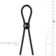 Ерекційне кільце Nexus FORGE Single Adjustable Lasso - Black-4