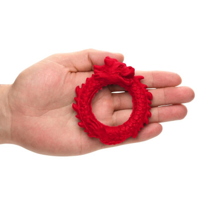Ерекційне кільце Creature Cocks Rise of the Dragon Silicone Penis Ring - Red
