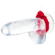 Ерекційне кільце Creature Cocks Rise of the Dragon Silicone Penis Ring - Red-6