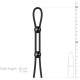 Ерекційне кільце Nexus FORGE Double Adjustable Lasso - Black-3
