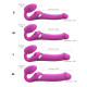 Безремневий вібрострапон із вакуумною стимуляцією Strap-On-Me MULTI ORGASM - M - FUCHSIA-4