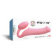 Безремінний страпон Strap-On-Me Rose XL, повністю регульований, діаметр 4,5 см-6