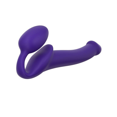 Безремневой страпон Strap-On-Me Violet M, полностью регулируемый, диаметр 3,3см