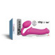 Безремінний страпон з вібрацією Strap-On-Me Vibrating Fuchsia L, діаметр 3,7см, пульт ДК, регульований-5