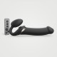 Безремневий вібрострапон із вакуумною стимуляцією Strap-On-Me MULTI ORGASM - XL - Black