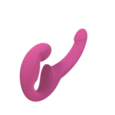 Безремінний страпон Fun Factory SHARE LITE blackberry, регульований, полегшена модель