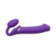 Безремневой страпон с вибрацией Strap-On-Me Vibrating Violet XL, диаметр 4,5см, пульт ДУ, регулируем-5