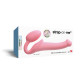 Безремінний страпон Strap-On-Me Rose M, повністю регульований, діаметр 3,3 см-6