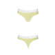 Спортивні трусики-стрінги Passion PS007 PANTIES yellow, size M-3