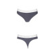 Спортивні трусики-стрінги Passion PS007 PANTIES dark grey, size XL-3