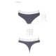 Спортивні трусики-стрінги Passion PS007 PANTIES dark grey, size XL-4