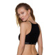 Спортивний топ з прозорою вставкою Passion PS006 TOP black, size M-1