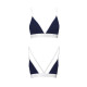 Спортивний топ з подвійними бретелями Passion PS007 TOP navy blue, size XL-4