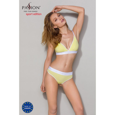 Спортивні трусики-стрінги Passion PS007 PANTIES yellow, size M Спортивні трусики-стрінги Passion PS007 PANTIES yellow, size M