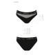 Трусики з прозорою вставкою Passion PS006 PANTIES black, size L-5