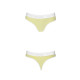 Спортивні трусики-стрінги Passion PS007 PANTIES yellow, size S-3