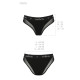 Трусики з прозорою вставкою Passion PS002 PANTIES black, size L-5