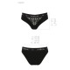 Трусики з широкою гумкою і мереживом Passion PS001 PANTIES black, size S-5