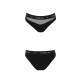 Трусики з прозорою вставкою Passion PS006 PANTIES black, size L-4