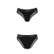 Трусики з прозорою вставкою Passion PS002 PANTIES black, size L-4