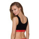 Спортивний топ на широких бретелях Passion PS003 TOP black, size L-1