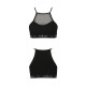 Спортивний топ з прозорою вставкою Passion PS006 TOP black, size XL-4