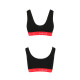 Спортивний топ на широких бретелях Passion PS003 TOP black, size M-4