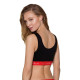Спортивний топ на широких бретелях Passion PS003 TOP black, size M-1