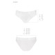 Трусики з широкою гумкою і мереживом Passion PS001 PANTIES white, size M-4