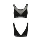 Топ з прозорою вставкою Passion PS002 TOP black, size XL-4