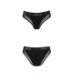 Трусики з прозорою вставкою Passion PS002 PANTIES black, size M-4