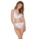 Трусики з широкою гумкою і мереживом Passion PS001 PANTIES white, size M-1